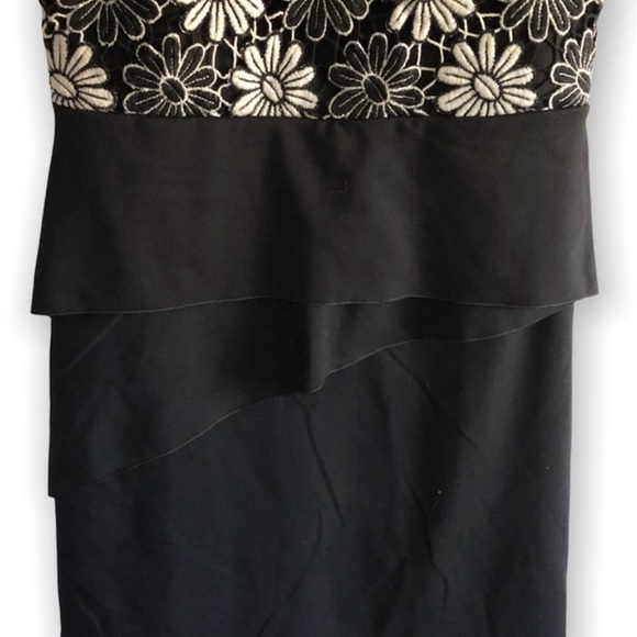 Anne Fontaine Black and White Asymmetrical Dress - Picture 4 of 4